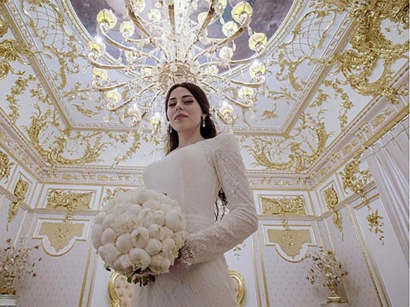 اضغط لمشاهدة الصور: حفل زفاف فاخر لعروس شيشانية في موسكو